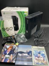 XBOX Xbox 360 4GBリキッドブラック ソフト付き まとめ エックスボックス 1000円スタート_画像1