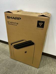 未使用保管品 SHARP シャープ 加湿空気清浄機 プラズマクラスター7000 KC-40TH7-W ホワイト系 ★36946