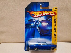 【ホットウィール】　66 Chevy Nova　ノバ 　HOT WHEELS　ブルー