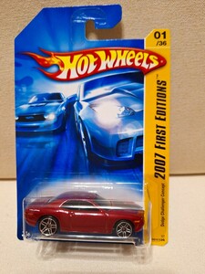 【ホットウィール】　DODGE CHALLENGER CONCEPT ダッジチャレンジャー　コンセプト　赤　 HOT WHEELS　