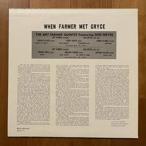 LP アート・ファーマー / ホエン・ファーマー・メット・グライス WHEN FARMER MET GRYCE / PRESTIGE LPR-88061の画像2