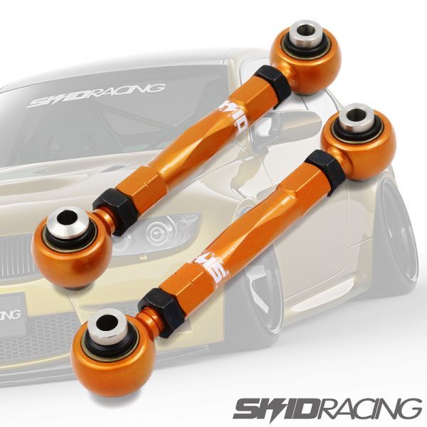 車検OK BMW E81 E82 E87 E88 キャンバーアーム フロント側 調整式 リア アッパーアーム 1シリーズ E82 E88 スキッドレーシング # :27 A2