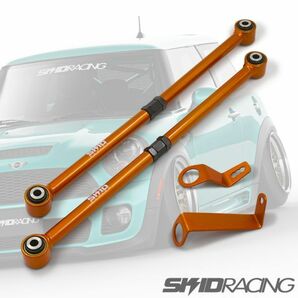 車検OK MINI 調整式 ピロ キャンバー アーム ミニクーパー R55 R57 R58 R59 リア コントロールアーム スキッドレーシング# :26-A1 26-A2の画像1