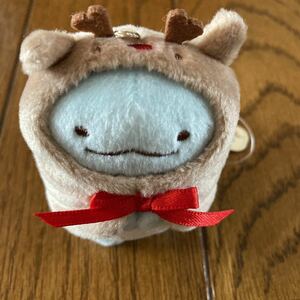 画像の子　レア 希少 限定 すみっコぐらし とかげ クリスマス てのりぬいぐるみ ぬいぐるみ 新品 トナカイ タグ付き 2018