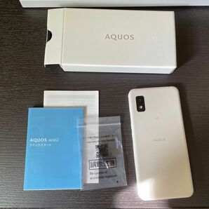 AQUOS wish2 SIMフリースマホ　アイボリー