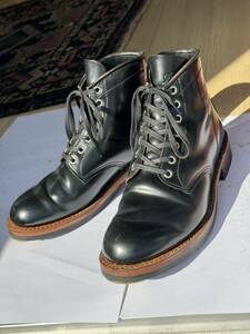 ダナー ホーウィンシェルコードバン Danner D-511010 DANNER HORWEEN Shell Cordvan Series DEKUM CORDVAN BLACK サイズUS7.5