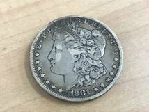 65342 モルガンダラー 銀貨 シルバー 1881年 アメリカ 1ドル 貨幣 硬貨 世界 コレクション_画像1