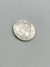 65459-1 リバティ コイン アメリカ ピースダラー 1ドル 1923年 総重量約26.70ｇ 比重10.30 銀貨 古銭 外国銭 貨幣 硬貨_画像2