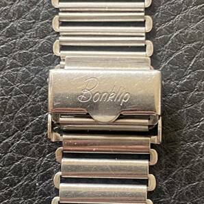 Bonklip社 ボンクリップ社 初期型 バンブーブレスレット 1940年代英国製 幅約16㎜ バンブーブレス ミリタリー Rolexバブルバックの画像1