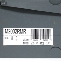 8D 26cm 新品 NEW BALANCE M2002RMR ニューバランス M2002 RMR トリプル ブラック 黒 スエード レザー ポニー ヘア ミュール サンダル_画像6