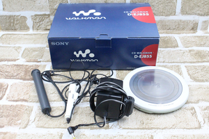 【ト長】SONY ソニー CD WALKMAN ウォークマン D-EJ855 ポータブルプレーヤー CDプレーヤー 取扱説明書 箱付き IC239IOE66