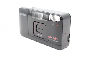 【ト長】Konica コニカ BIG mini ビッグミニ コンパクトカメラ フィルムカメラ レンズ 35mm F3.5 ブラックカラー IC245IOE04