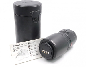 【ト長】Canon キャノン ULTRASONIC ウルトラソニック IMAGE STABILIZER EF 75-300mm 1:4.5-5.6 IS ハードケース 説明書付き IR639IOB28