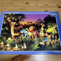 UTn489【現状品】JIGSAW GALLERY 1000ピース Disney 森のキャンドル パーティー_画像3