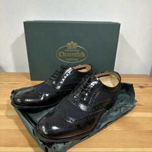 UTn499【現状品】Church's チャーチ BURWOOD FW バーウッド ウィングチップシューズ ドレスシューズ 37.5 約24cm DE0149