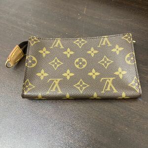 UTt133【LOUIS VUITTON】ルイヴィトン バケット ポーチ バッグ モノグラム レザー