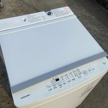 UTt138 TOSHIBA 東芝 AW-10M7 全自動洗濯機 縦型 10kg 2020年製 _画像2