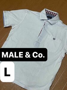 古着【MALE & Co.】半袖ポロシャツ