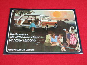 0 FORD WAGON 1967 Showa era 42 catalog 0