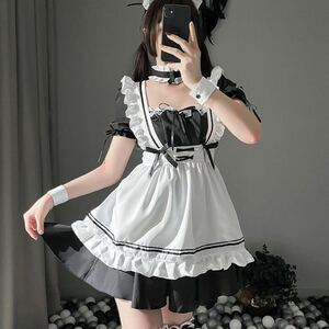 セクシーメイド服 ロリータ コスプレ フルセット セクシーランジェリー メイド服 コスプレ衣装 可愛い コスプレ ランジェリー 