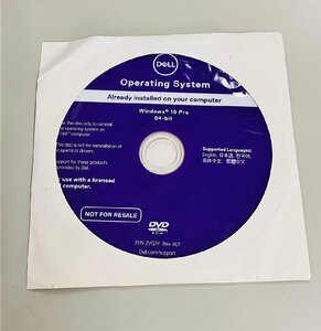 2YXS514★現状・未使用品★DELL オペレーティングシステム Windows 10 Pro 64bit P/N 2VG2Y