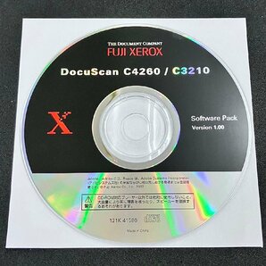 2YXS1768★現状品★富士ゼロックスFUJI XEROX DocuScan C4260/C3210 Software Pack ソフトウェア Version 1.00の画像1