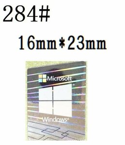 284# stock little [windows 11] emblem seal #16*22.# conditions attaching free shipping 