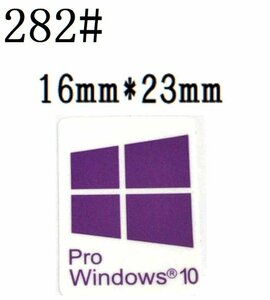 282# Oncoming generation [Windows 10 PRO] emblem seal #16*22.# conditions attaching free shipping 