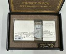 ＃9809【コレクター必見!!】☆★Zippo TIME TANK POCKET CLOCK Williams SANYO ミニ時計 アラーム付き 美品 不動品 箱付き レア 希少★☆_画像4