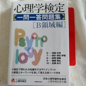 心理学検定　問題集　B領域編　公認心理師,臨床心理士試験に