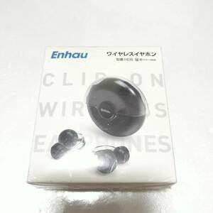 【1円オークション】 Enhau H08 ワイヤレスイヤホン bluetooth Hi-Fi音質 AAC/SBCに対応 防水 マイク付き ブラック TS01B001055