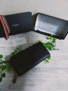 極美品 Paul Smith ポールスミス ラウンドファスナー 財布 長財布