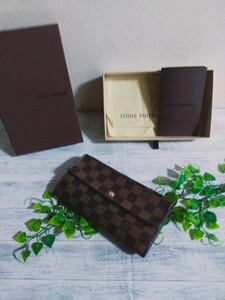 超美品 LOUIS VUITTON ルイヴィトンダミエ 財布 長財布 