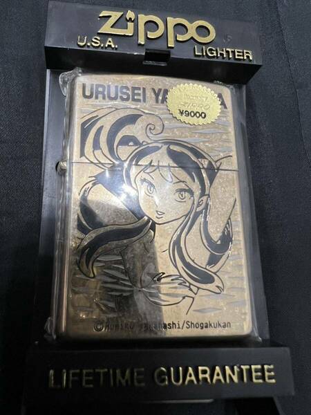 No.1686 新品未使用　zippo うる星やつら ラムちゃん ライター 高橋留美子 ジッポー URUSEI YATSURA brass ゴールド　ビンテージ オイル