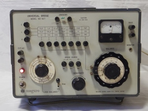 ●○目黒電波測器MZ-827ユニバーサル・ブリッジ修理済み動作品○●