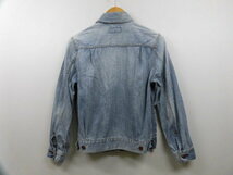 オンワード樫山 シェアパーク SHARE PARK ヴィンテージデニム Vintage Denim デニムジャケット ライトブルー系 水色 青 サイズ1 レディース_画像3