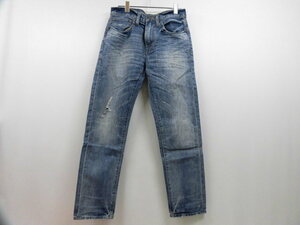 AMERICAN EAGLE OUTFITTERS アメリカンイーグル アウトフィッターズ デニムパンツ ジーンズ USED加工 ボトムス ブルー系 青 サイズ/W28