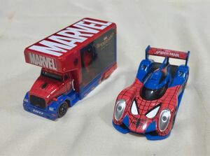 トミカ　ユニバ限定　スパイダーマン、トラック