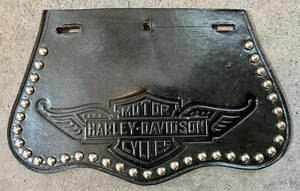 Harley-DavidsonハーレーダビッドソンMudGuardマッドガード泥よけ黒スタッズ30s40s50s60sビンテージVintageパンナックルサイドバルブ