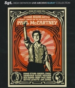 Paul McCartney / Change Begins Within 2009 リンゴ・スター、ドノヴァン等豪華共演！　ポール・マッカートニー