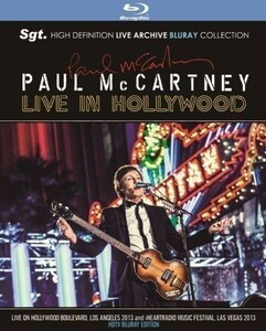 Paul McCartney Live in Hollywood Los Angeles 2013/sep/23 新品 blu-ray 印刷ジャケット仕様 SGTオリジナル