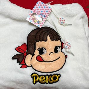 新品未使用！SANRIO CO.,LTD「peko&pokn」ペコ&ポコ パーカー(白) サイズLL