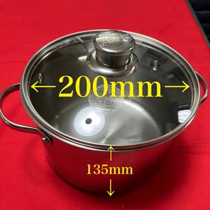 IH/ガス対応 マイヤー20cmステンレス両手鍋＋IKEA17cmステンレス片手鍋＋テーブルに付かない清潔エッグターナー(2個)