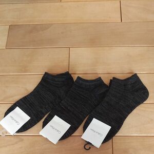 Calvin Klein　カルバンクライン　ショートソックス　23~25㎝　3足セット　靴下　新品未使用