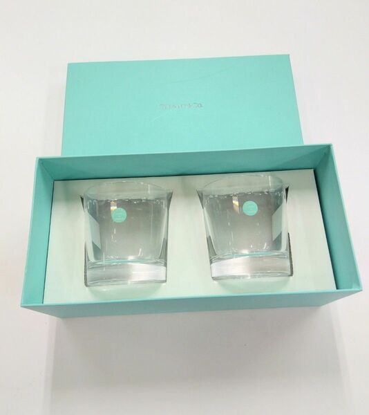 ティファニー 　ペアグラス　 TIFFANY　 クリスタル　スウイングOF　新品