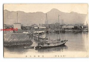 xv6538●栃木 別府名所 別府港の景【絵葉書】