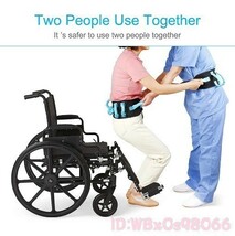 Ig2663: 高齢者 介護 補助 ベルト 歩行 ウォーキング 病院 手 作業 車椅子 固定 患者用 バンド 腰 サポーター リハビリ 散歩 歩く 立位_画像5