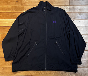 Needles × BEAMS　22SS　BEAMS別注/JOG JACKET/REYON ドローコード付 COLOR:BLACK SIZE:M NO:KP-353