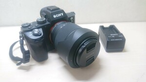 SONY ソニー α7 II ILCE-7M2 カメラ ボディ EF 3.5-5.6/28-70 OSS レンズ セット 充電器付き ミラーレス一眼 デジタル一眼レフ