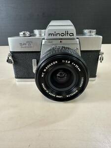 minolta SRT SPUER ミノルタ フィルムカメラ W.ROKKOR 1:2.8 f=35mm レンズ付き